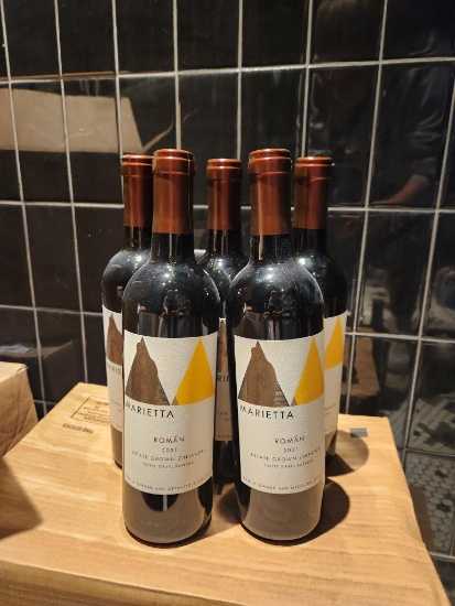 5 Bottles of Marietta Roman 750ml