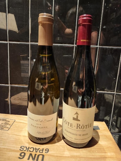2 Bottles - Cote Rotie Ampodium & Sancerre Raimbault 2018 750ml