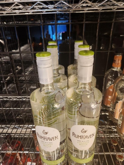 6 Bottles of RumHaven - Caribbean Rum 1L