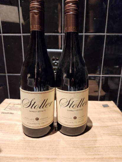 2 Bottles of Stoller Family Estate Pinot Noir 2022 750ml