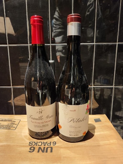 2 Bottles - Famille Gras Cote de Rhone & Descendientes de J. Palacios Bierzo Pelatos 2018 750ml