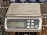 San Jamar Escali NSF 33lb Digital Kitchen Scale Model: SCDG33WP