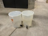 2 Drink Dispensers w/ Lids, No Stands
