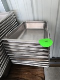 11 Qty. - Full-Size Steam Pans, 4in Deep, Superior 6329080