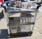 HD Qualite Utility Cart 9 (Contents are Expired)
