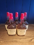 5 Bottles of Maker's Mark Bourbon Whiskey 1L
