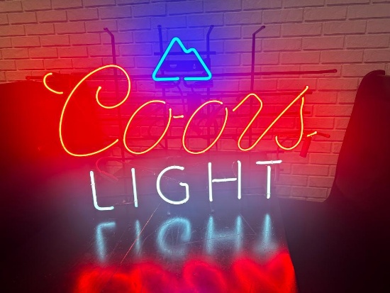Coors Light Neon Sign