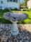 24in Concrete Bird Bath