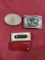 Lot of 3 Union Pacific Collectible Belt Buckles & Pocket Knife