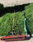 Lot of 2 Push Broom & Bell Howell Bionic Weed Burner