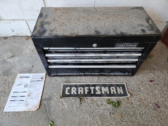 Craftsman Metal Tool Box w/ Tools Included