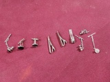 Group of Men's Tie Clasps, Cufflinks, etc