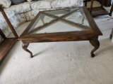 Glass Top Square Coffee Table 37
