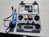 Lot of 2 Delta Sanding Drum Kit & Handi Works Rotary Tool