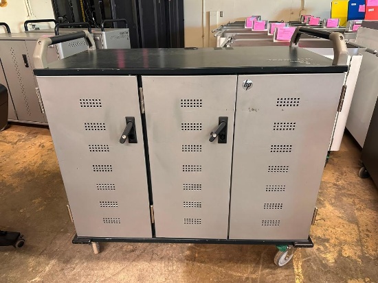 HP Model A307-15 Mobile Laptop / Tablet Charging Cart