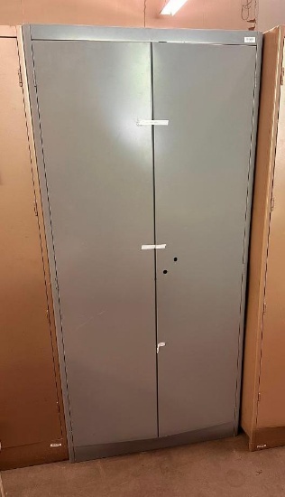 Metal Storage Cabinet, 78in x 36in x 18in