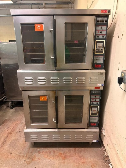 Lang Double Deck Convection Oven, Clean, Gas