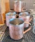(9) Copper Moscow Mule Mugs