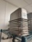 (9) 1/3 Size Steam Pans, No Lids