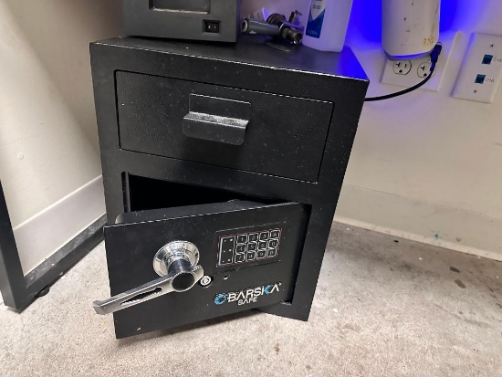Barska Safe, Floor Safe, Open/Unlocked - Combo: 1980c or 7452c