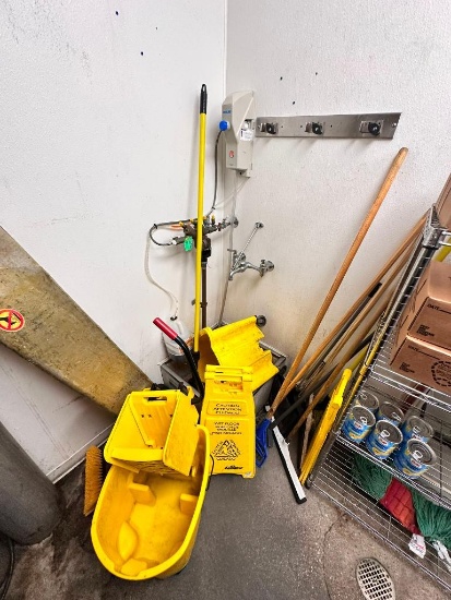 Group of Janitorial Supplies