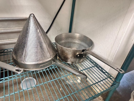 Strainer and Large Pot