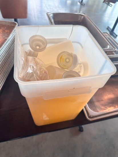 Large Tub of Squeeze Bottles, 2 Sizes