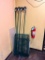 Dismantled Green Epoxy Mobile Shelving Unit w/ Shelves & Clips