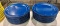 24 Qty. - Carlisle Dallas Ware 10-1/4in Plates, NSF, N43500, Cafe Blue, Melamine