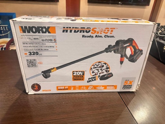 WORX HydroShot Pressure Washer Power Cleaner Model: WG629, No Battery