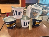 Five Beer Buckets, Miller / Miller Lite