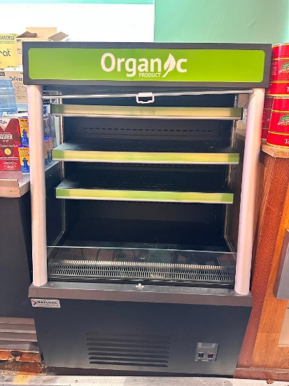 NAFCOOL Erina 36in W x 60in H Multideck Open Chiller, Grab 'n Go Merchandiser Refrigerator, Works