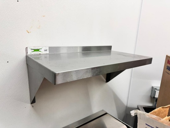 Regency NSF Stainless Steel Wall Mount Shelf, 24in x 12in, Model: 600WS1224HD