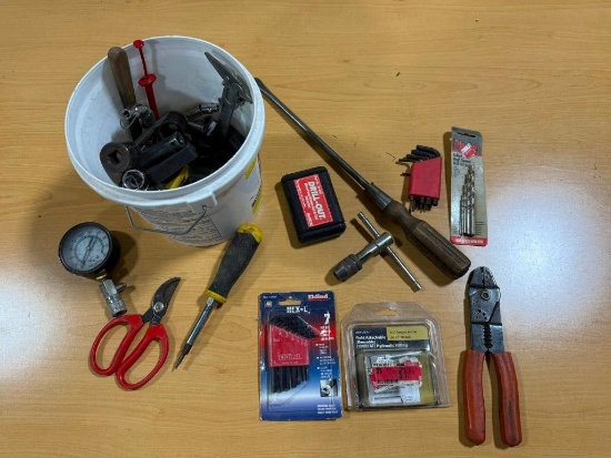 Hex Wrenches, Extractors, Electrical Pliers, Sockets, Gauge, Bits, Misc. Tools