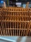 Dual-Side Wood Wine Storage and Merchandising Storage Rack, 65in H x 48in x 50in, 3 Bottles Deep Per