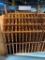 Dual-Side Wood Wine Storage and Merchandising Storage Rack, 65in H x 48in x 50in, 3 Bottles Deep Per
