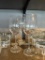 Three Large Wine Glasses