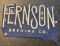 Fernson Brewing Co. Tin Beer Sign