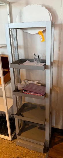 Merchandising Shelving Unit, 76in x 20in x 14in w/ 5 Shelves
