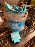 The Finnish Long Drink Group of Beer Buckets and Koozies
