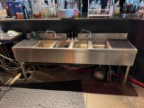 Advance-Tabco 4-Compartment Undercounter Bar Sink, 72in