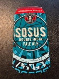 Sosus Double IPA Tin Beer Sign