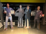 Lot of 4 Liquor Standee Die-Cut Standees, Proper Twelve, Aviation, Teremana Tequila, The Rock