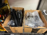 Two Boxes of Tongs and Serving Spoons