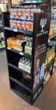 Lot of 2 Fever Tree Metal Merchandiser Shelving Units w/ Adjustable Shelves 55in x 20in x 15in