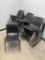 Lot of 19 Black Plastic Stack Chairs
