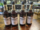 Lot of 4 Windsor Canadian Blended Canadian Whiskey 750ml