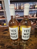 Lot of 2 Yes Way Rose 2022 750ml