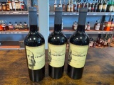 Lot of 3 The Federalist Lodi 2017 Cabernet Sauvignon 750ml