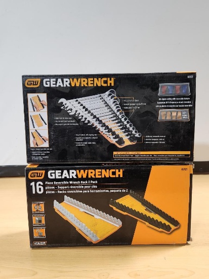 Lot of 2, New, GearWrench 16pc Reversible Wrench Racks, 4 Total, 2/Box ...